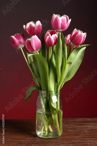 Wallpaper Mural Rose Tulips Bunch Torontodigital.ca