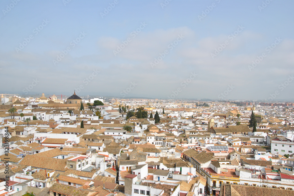 Vista de los tejados de Córdoba, España