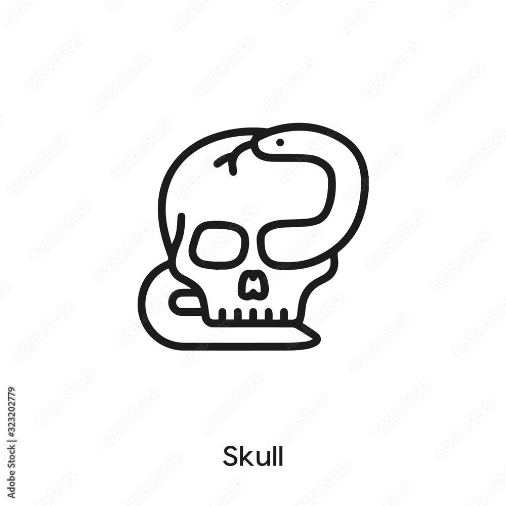 skull icon vector sign symbol skull icon vector sign symbol