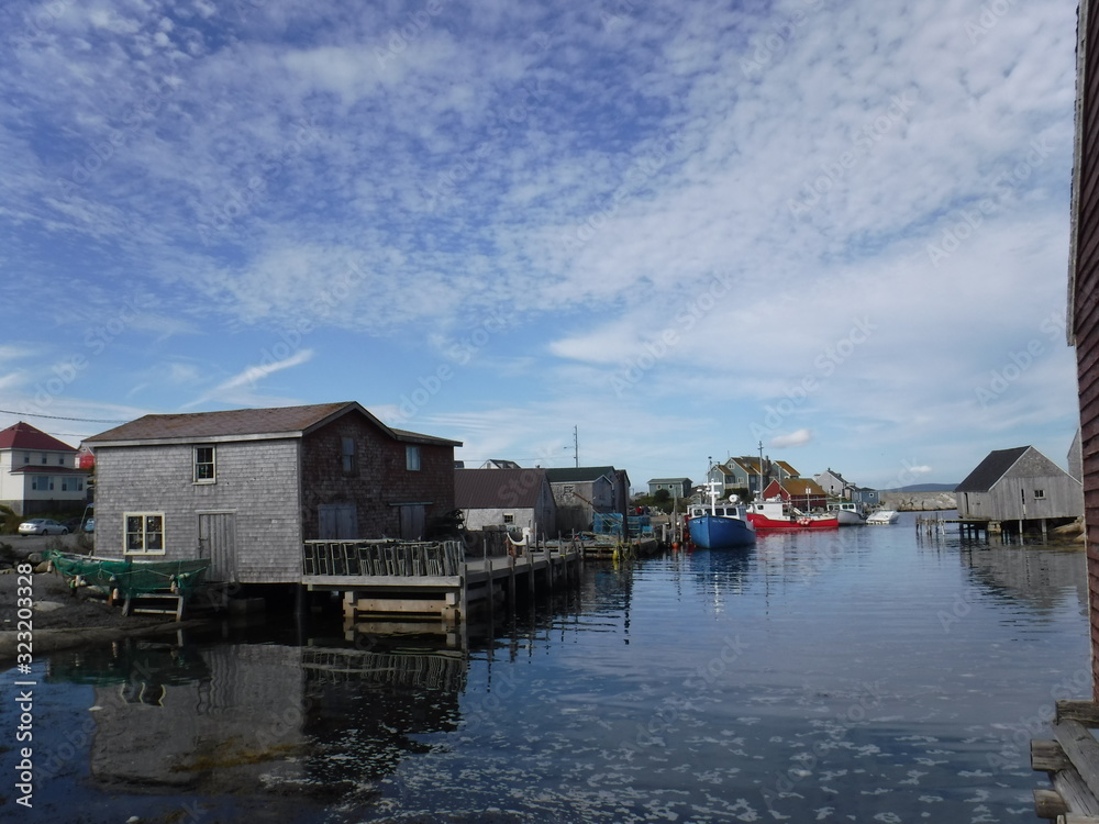 North America, Canada, Province of Nova Scotia, Peggy's Cove Harbor City