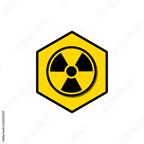 Free Download Radiation icon symbol isolated on white background - GFXLoad