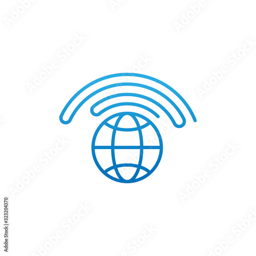 WiFi icon vector design illustration. WiFi vector flat icon symbol for website, mobile, logo, graphic elements, app, UI.