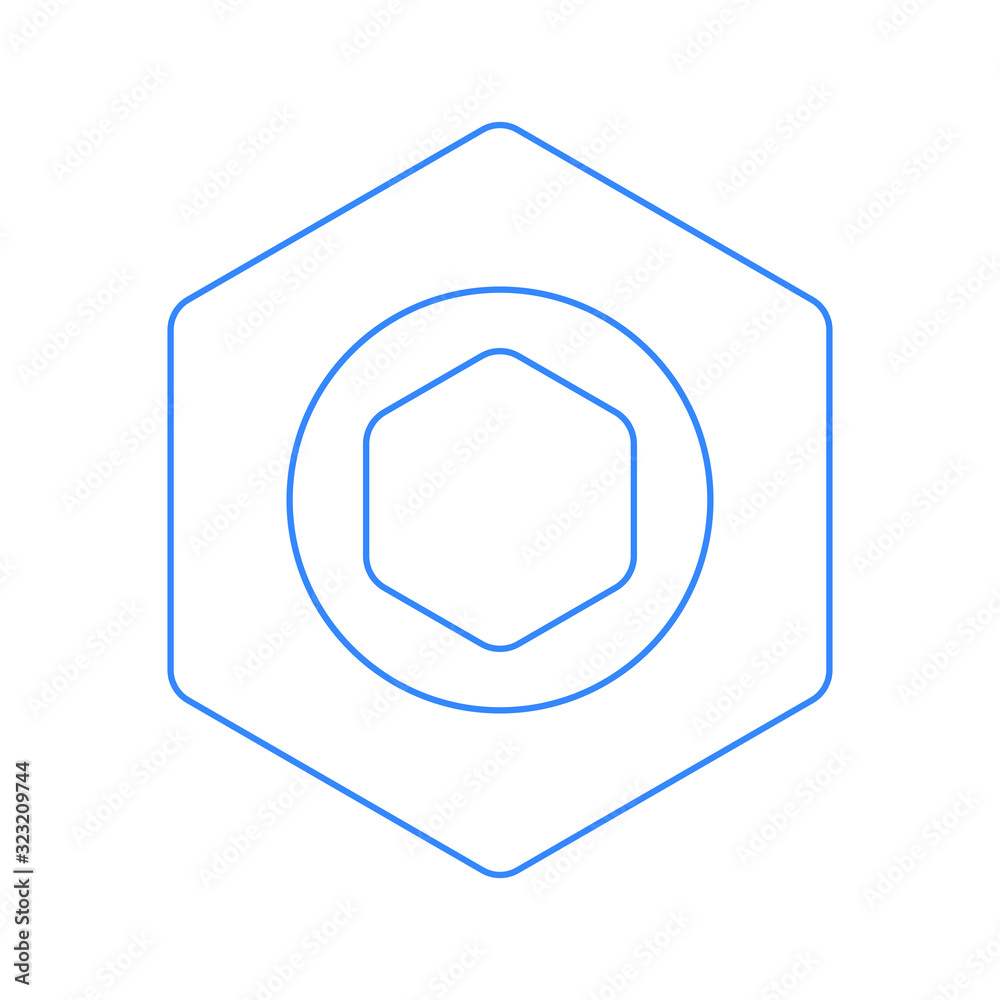 Bolt, hardware, nut icon design Bolt, hardware, nut icon design
