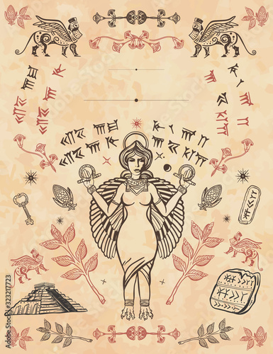 Tablou pe pânză Ancient Sumerian Civilization