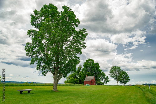 John Neilson Farmhouse in Saratoga National Historical Park, Saratoga County, Upstate New York, USA. photo