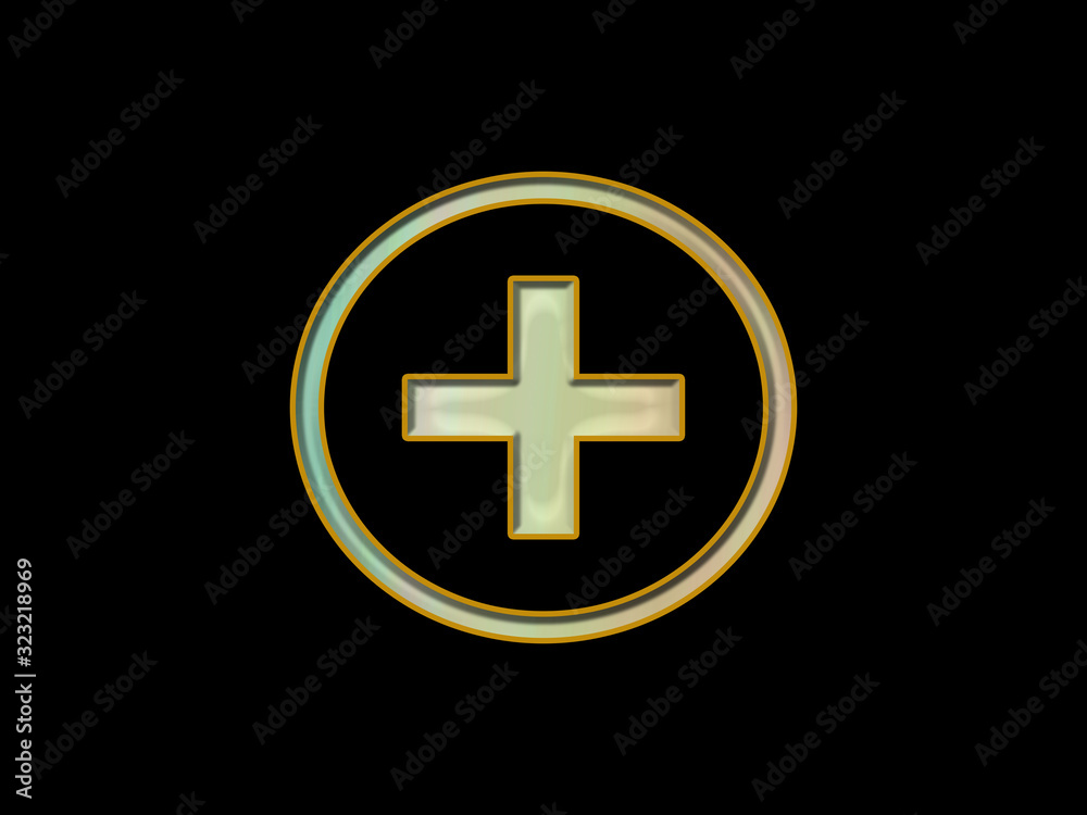 Obraz premium Plus sign