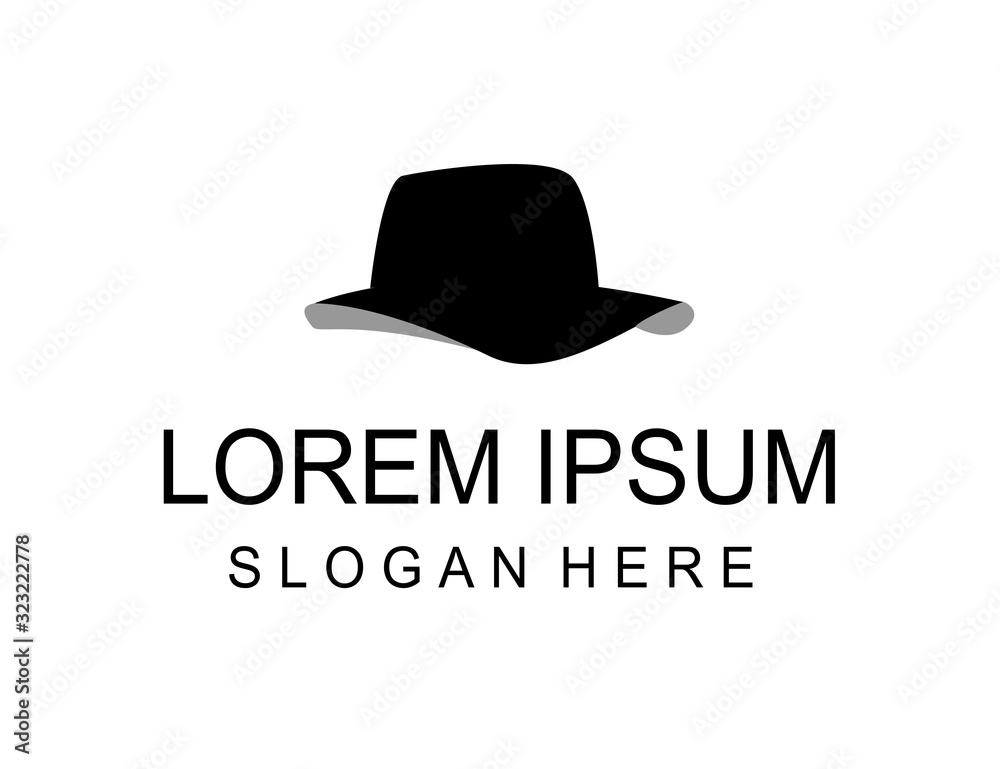 hat fashion cowboy women logo black design girl hat fashion cowboy women logo black design girl