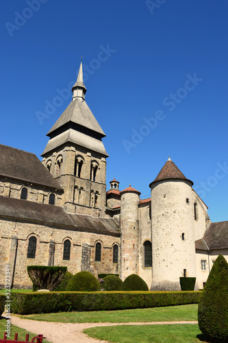 Abbaye Sainte Valérie du village de Chambon sur Voueize dans le département de la Creuse