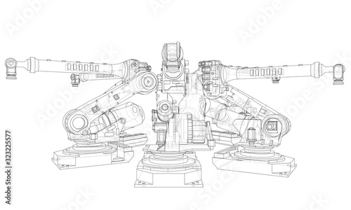 A industral robots manipulators