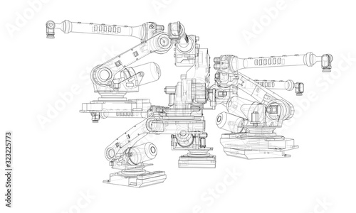A industral robots manipulators
