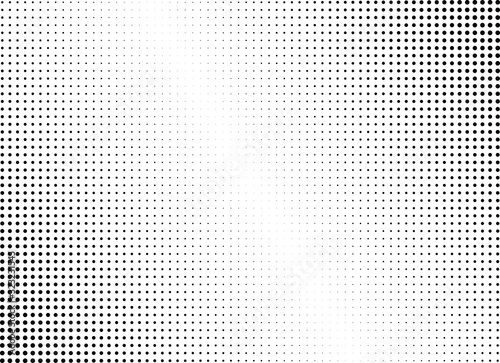 Abstract halftone dotted background. Monochrome pattern with dot and circles.  Vector modern pop art texture for posters, sites, business cards, cover postcards, interior design, labels, stickers. © uncleaux