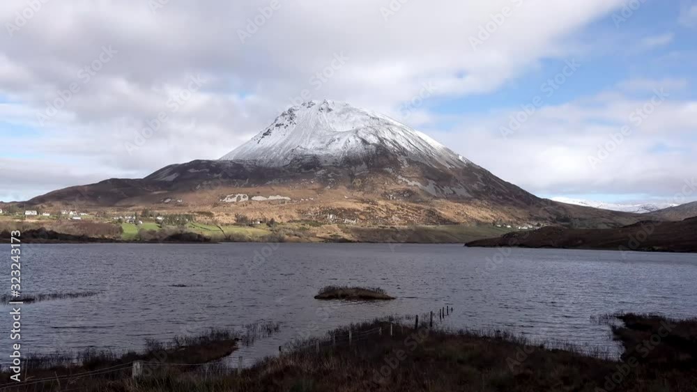 Time lapse of Errigal, the highest mountain in Donegal - Ireland Time lapse of Errigal, the highest mountain in Donegal - Ireland