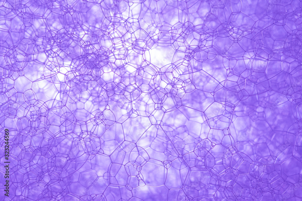 The texture of the foam The texture of the foam