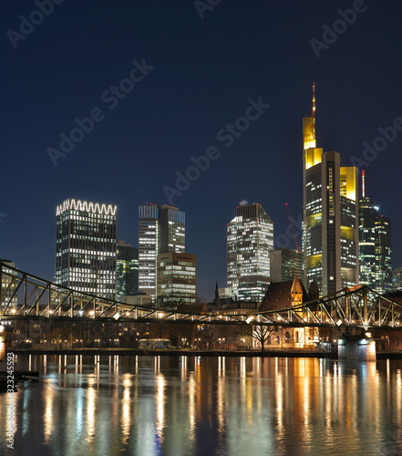 Skyline Frankfurt at Night