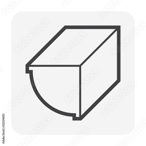 crown cornice icon
