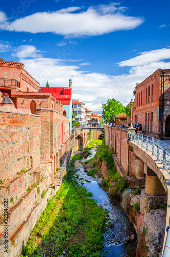 Historical center of old Tbilisi, Georgia photo