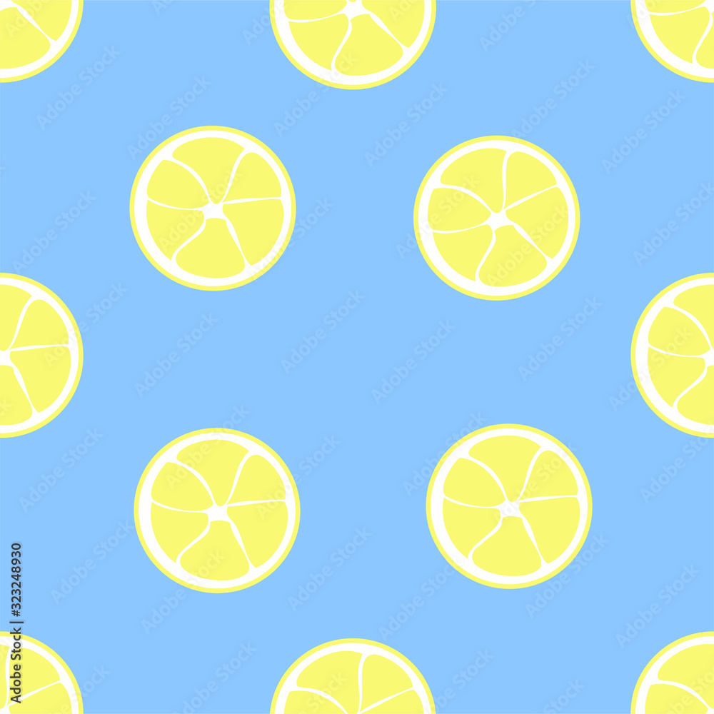 Lemon. Seamless pattern. Vector image. Lemon. Seamless pattern. Vector image.