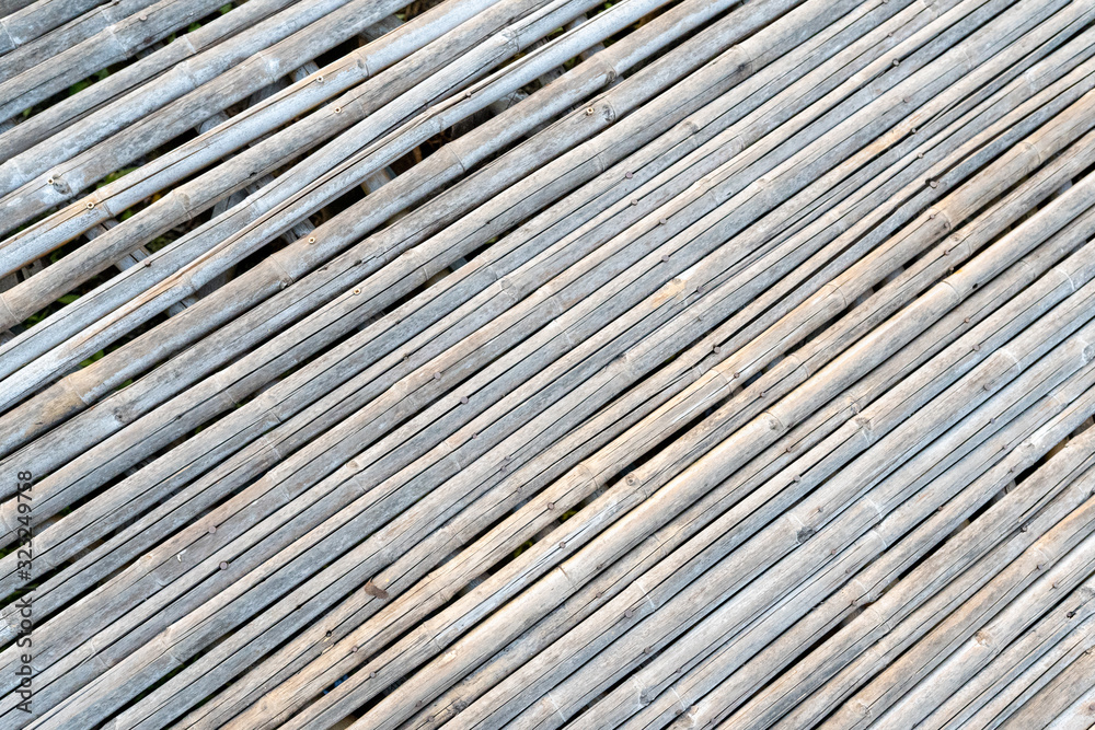 The old bamboo texture at the farm The old bamboo texture at the farm