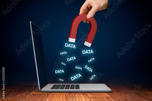 Leaked data and data breach concepts photo