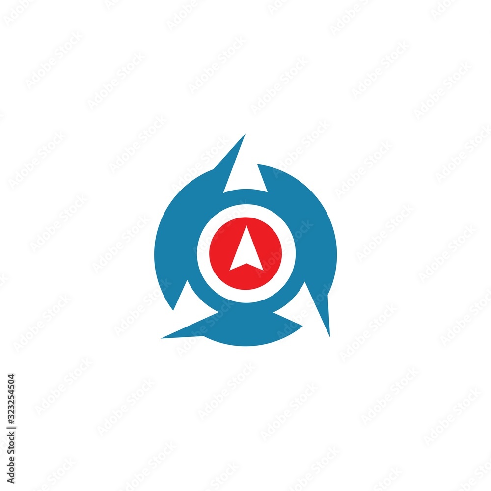 compass logo vector tempate ilustration compass logo vector tempate ilustration