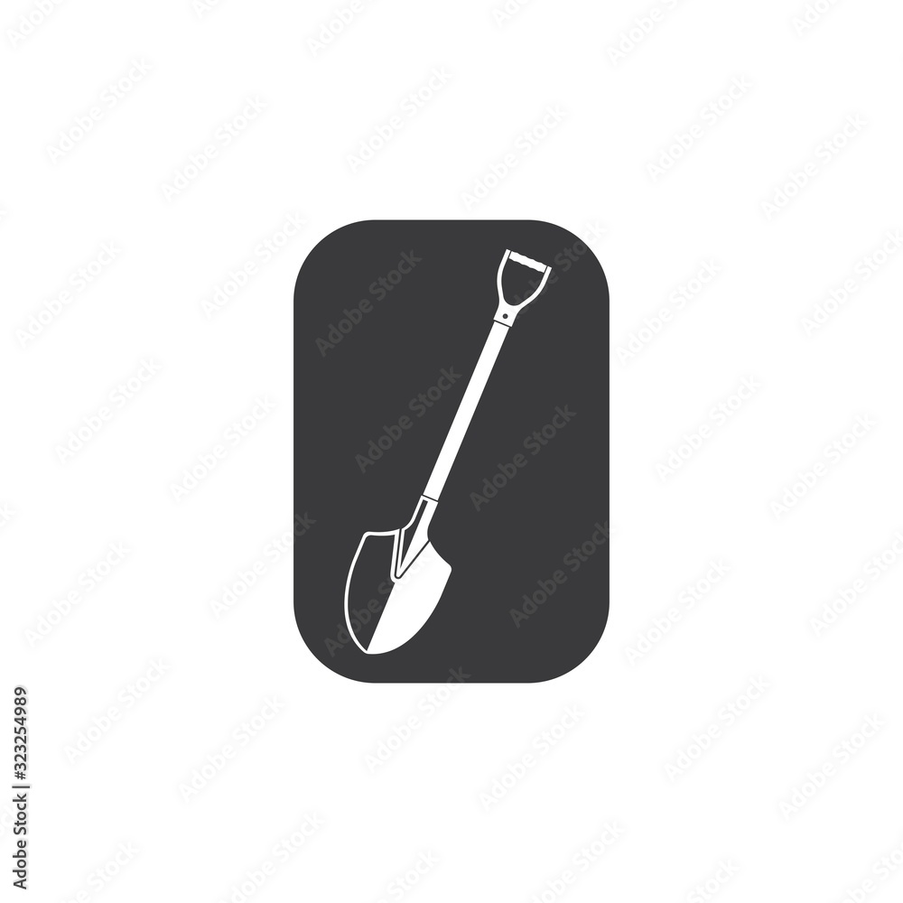 shovel icon vector illustration design