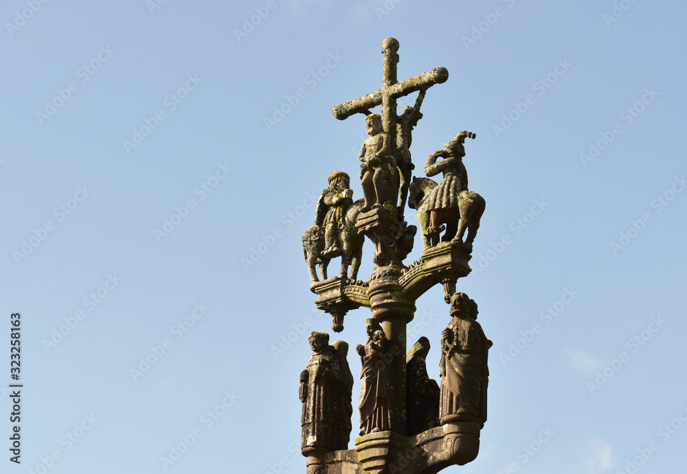 Chapelle de Sainte Marie du Ménez Hom dans le village de Plomodiern dans le Finistère en Bretagne