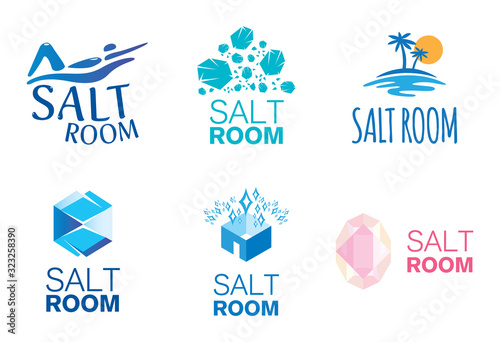 vector logo of the salt room, recreation room