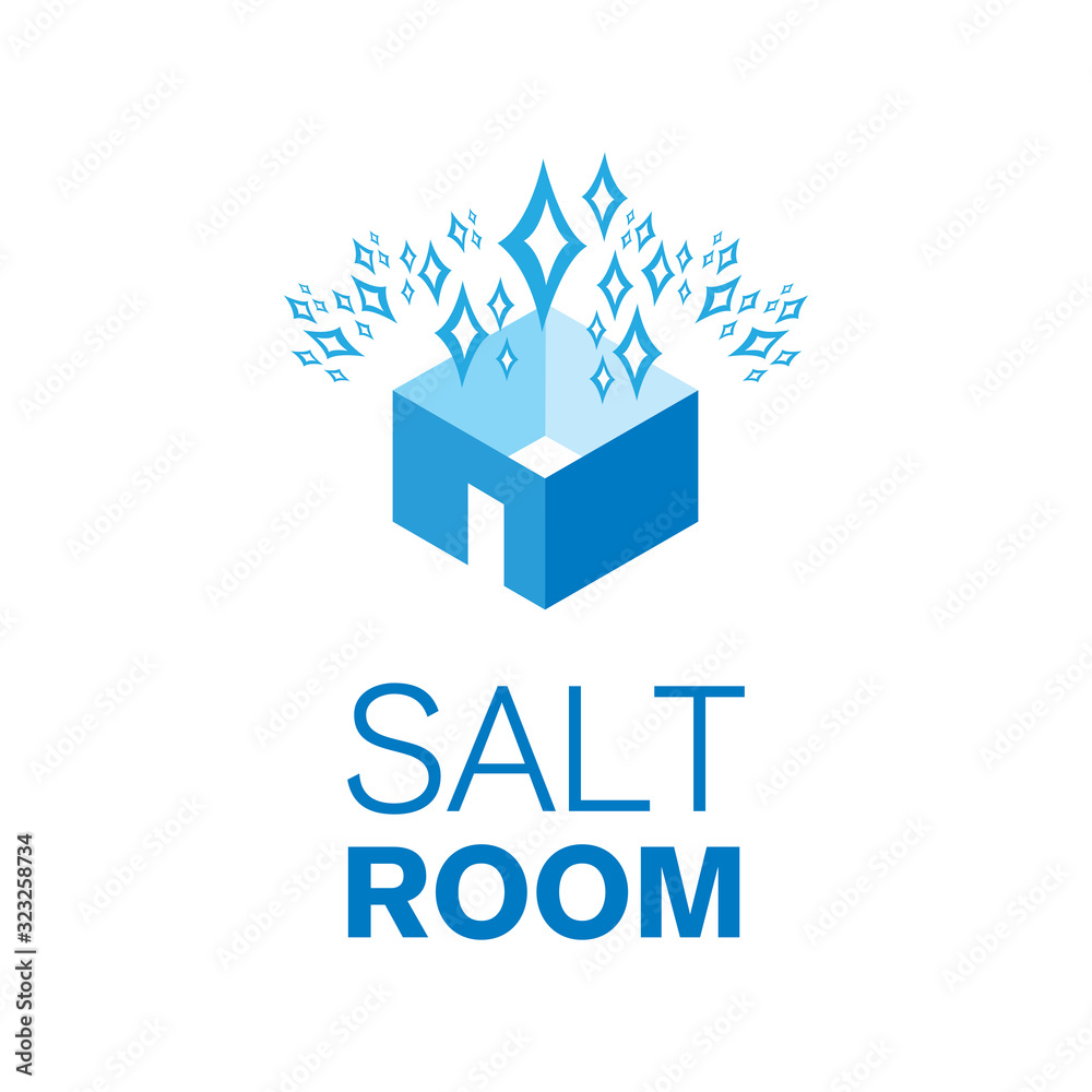 vector logo of the salt room, recreation room