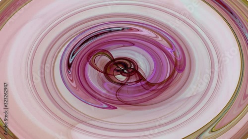 Colourful swirling lines - flame fractal based seamlessly looping animated background render
