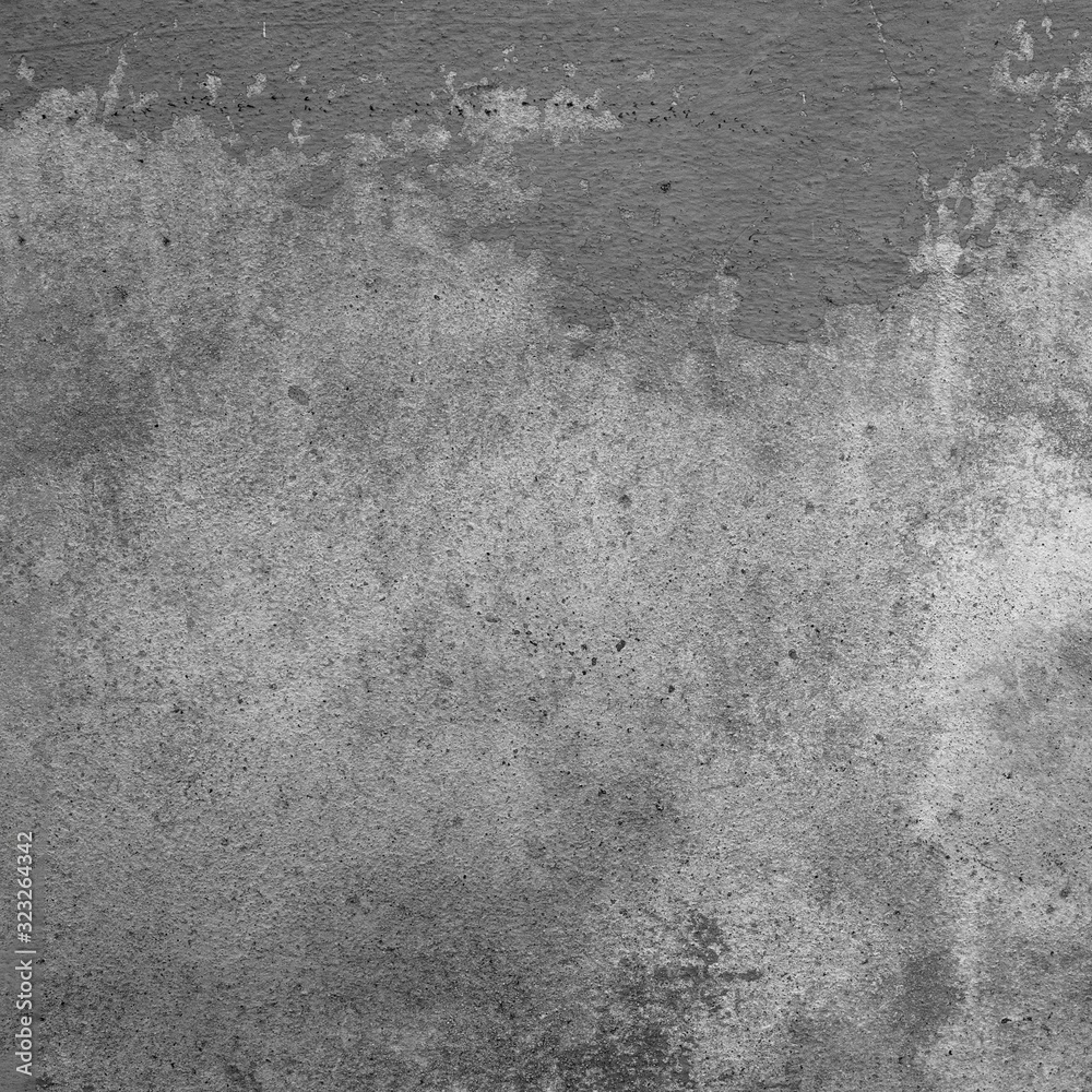 Fototapeta premium Gray rustic concrete stone texture square background