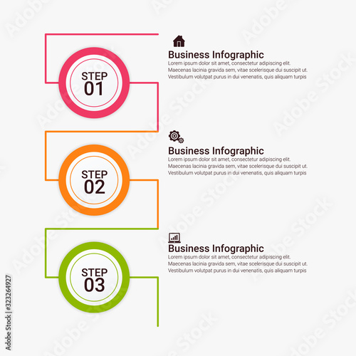 Template Timeline Infographic banner  diagram  web design  area chart