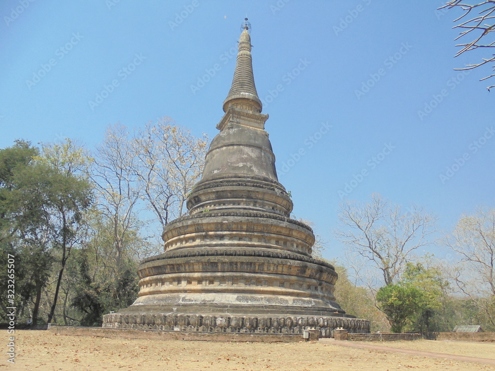 Large ancient pagoda