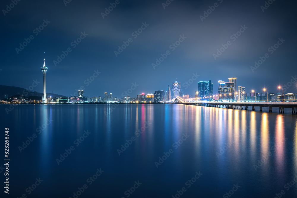 Fototapeta premium Night view of Macau