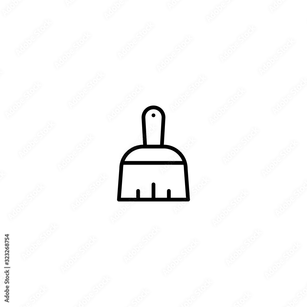 Icon Brush Vector Graphic Illustrator perfect for Building Icon Brush Vector Graphic Illustrator perfect for Building