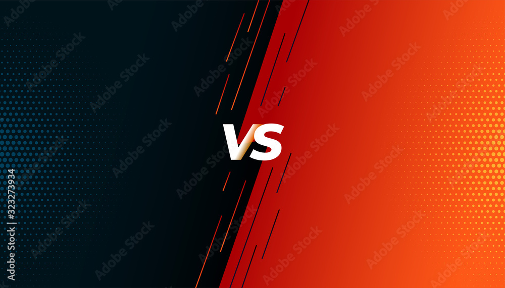 versus vs fight battle screen background design