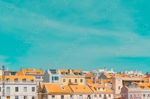Lisbon Roofs and Architecture.