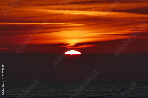 sunset over sea © JanNiklas