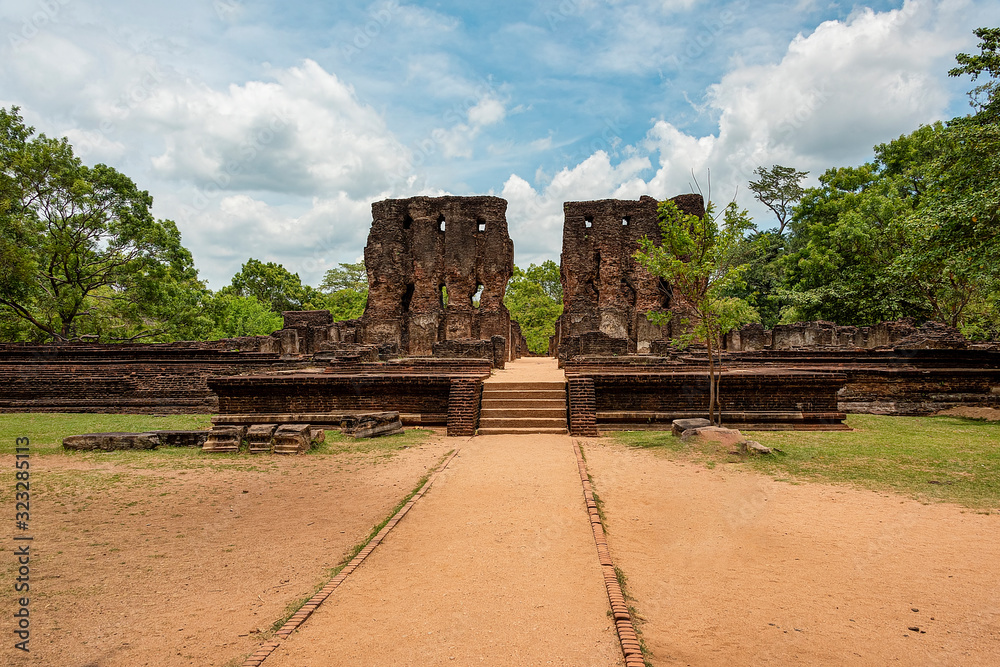 Polonnaruwa. Place ruins, reclaimed from the jungle. Polonnaruwa. Place ruins, reclaimed from the jungle.