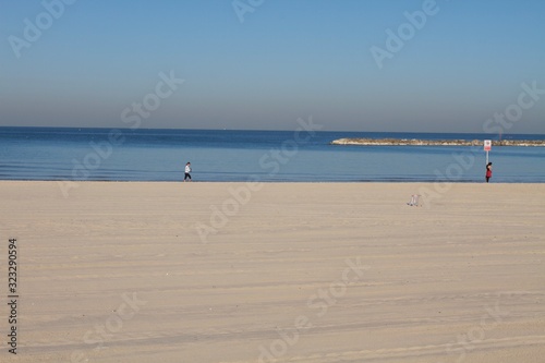 Fototapeta Naklejka Na Ścianę i Meble -  beach and sea in Tel Aviv, Israel