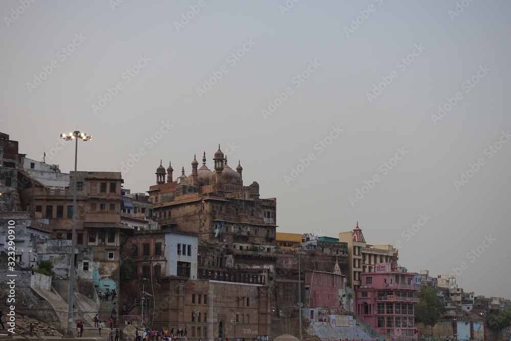 Life and tourism in Varanasi - the holy capital of India