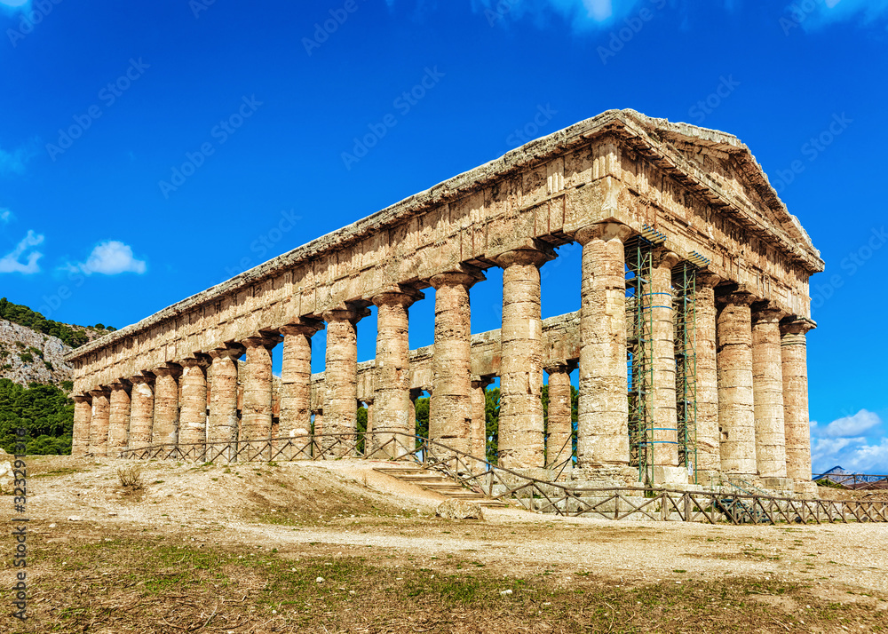 Doric temple at Segesta on Sicily