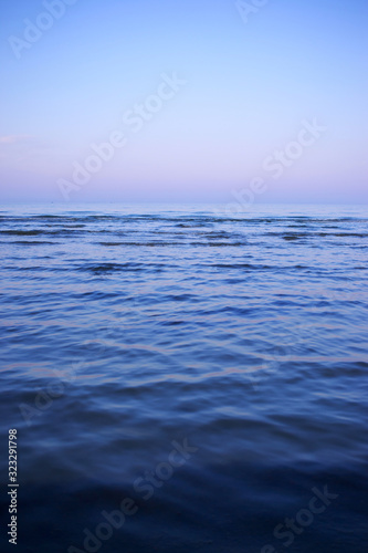 beautiful sunset on the sea © deviddo