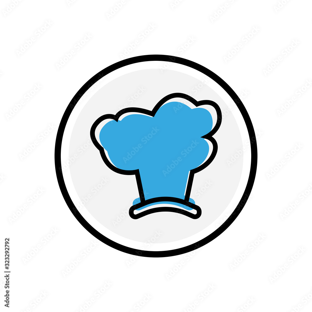Chef flat icon Chef flat icon