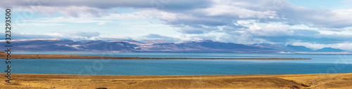 large panorama of landscape of Patagonia with Viedma lake. Argentina. South America photo
