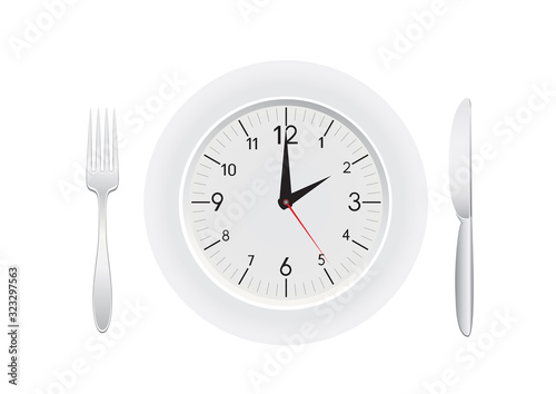 tablewares indicate time to dinner