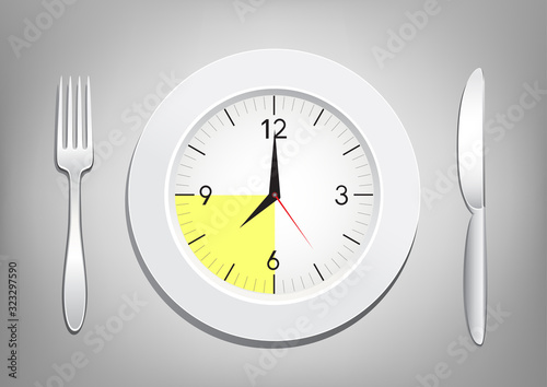 tablewares indicate time to supper