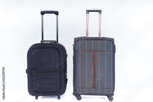 Two bags on a white backgro...