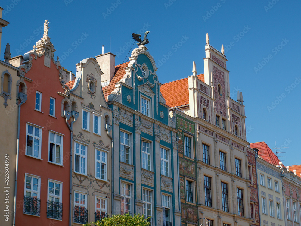 Architektur in Danzigs Altstadt, Polen