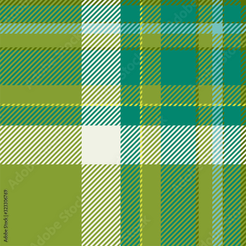 Tartan scotland seamless plaid pattern vector. Retro background fabric. Vintage check color square geometric texture.