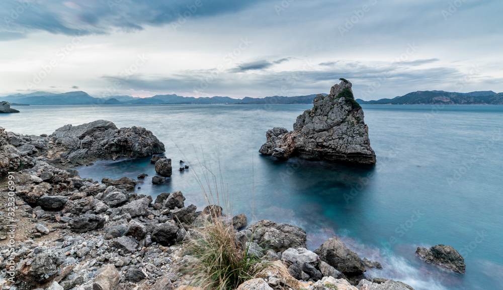 Landscape from an island 